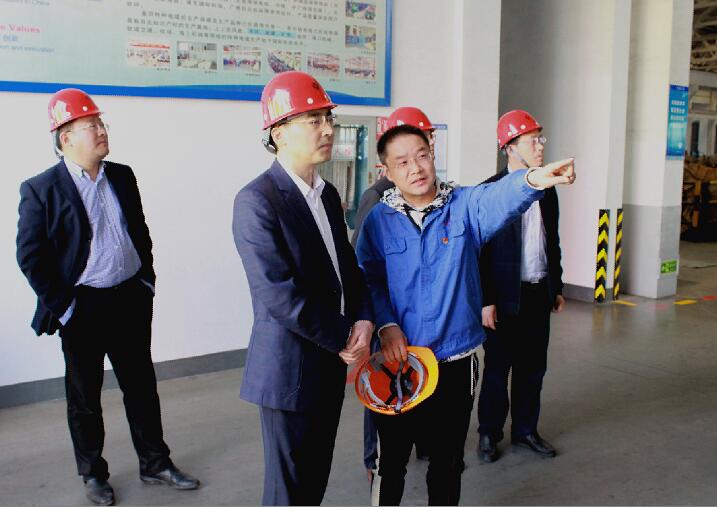 2018年4月9日，宣城市委常委、常務(wù)副市長汪謙慎來上上電纜參觀考察