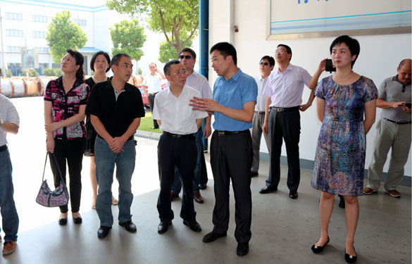 衢州市委常委、衢州綠色產(chǎn)業(yè)集聚區(qū)黨工委書記傅根友一行來上上考察