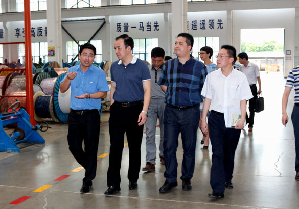 常州市新北區(qū)領(lǐng)導(dǎo)來上上集團調(diào)研