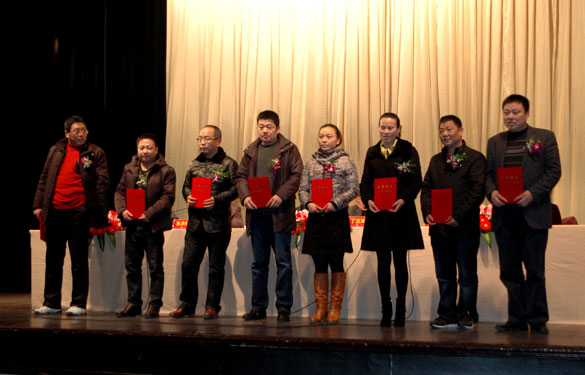 江蘇上上電纜集團2011年度銷售標(biāo)兵